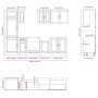 Mueble cocina Kalmar roble marrón 8 pzas madera contrachapada de , Armarios de cocina - Ref: Foro24-3314818, Precio: 611,49 €...