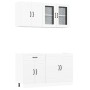 Mueble de cocina Kalmar blanco 4 piezas madera contrachapada de , Armarios de cocina - Ref: Foro24-3314851, Precio: 290,01 €,...