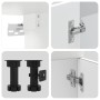 Mueble de cocina Kalmar blanco 4 piezas madera contrachapada de , Armarios de cocina - Ref: Foro24-3314851, Precio: 290,01 €,...