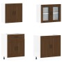 Mueble cocina Kalmar roble marrón 4 pzas madera contrachapada de , Armarios de cocina - Ref: Foro24-3314858, Precio: 299,68 €...