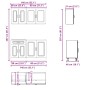 Mueble cocina Kalmar roble marrón 4 pzas madera contrachapada de , Armarios de cocina - Ref: Foro24-3314858, Precio: 299,68 €...