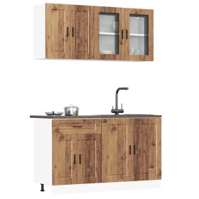 Mueble cocina Kalmar madera vieja 4 pzas madera contrachapada de , Armarios de cocina - Ref: Foro24-3314879, Precio: 321,57 €...