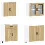 Mueble cocina Kalmar roble sonoma 4 pzas madera contrachapada de , Armarios de cocina - Ref: Foro24-3314864, Precio: 295,13 €...