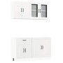 Mueble cocina Kalmar blanco de alto brillo 4 pzas de , Armarios de cocina - Ref: Foro24-3314853, Precio: 331,79 €, Descuento: %