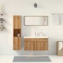 Juego de muebles baño 5 piezas madera ingeniería roble artisan de , Muebles de baño - Ref: Foro24-3328604, Precio: 417,14 €, ...