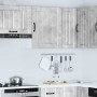 Armario de pared cocina Lucca madera contrachapada gris cemento de , Armarios de cocina - Ref: Foro24-853805, Precio: 57,57 €...