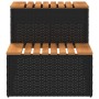Escalón bañera hidromasaje negro 50x50x50,5 cm ratán sintético de , Accesorios para piscinas y spa - Ref: Foro24-4103940, Pre...