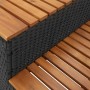 Escalón bañera hidromasaje negro 50x50x50,5 cm ratán sintético de , Accesorios para piscinas y spa - Ref: Foro24-4103940, Pre...