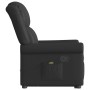 Sillón reclinable de masaje pie cuero sintético negro brillante de , Sillones - Ref: Foro24-3303420, Precio: 263,49 €, Descue...