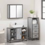 Set de muebles de baño 3 pzas madera contrachapada gris sonoma de , Muebles de baño - Ref: Foro24-3301033, Precio: 242,99 €, ...