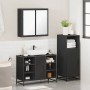 Juego de muebles de baño 3 pzas madera contrachapada negro de , Muebles de baño - Ref: Foro24-3300970, Precio: 233,30 €, Desc...
