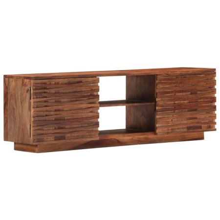 Mueble de TV de madera maciza de acacia 120x30x40 cm en Muebles TV | Comprar online en Foru.es