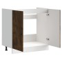 Mueble bajo fregadero Lucca madera contrachapada roble ahumado de , Armarios de cocina - Ref: Foro24-853692, Precio: 82,39 €,...