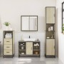 Set de muebles de baño 3 pzas madera contrachapada roble Sonoma de , Muebles de baño - Ref: Foro24-3301031, Precio: 228,71 €,...
