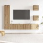 Mueble para TV de pared madera contrachapada artesanal 5 piezas de , Muebles TV - Ref: Foro24-3329202, Precio: 190,49 €, Desc...