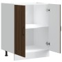 Panel para lavavajillas Lucca madera contrachapada roble marrón de , Armarios de cocina - Ref: Foro24-853684, Precio: 84,64 €...