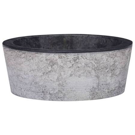 Lavabo mármol negro Ø40x15 cm de vidaXL, Lavabos - Ref: Foro24-149178, Precio: 170,66 €, Descuento: %