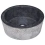 Schwarzes Marmorwaschbecken Ø40x15 cm von vidaXL, Sinkt - Ref: Foro24-149178, Preis: 172,56 €, Rabatt: %