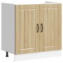 Mueble bajo fregadero Lucca madera contrachapada roble sonoma de , Armarios de cocina - Ref: Foro24-853690, Precio: 82,66 €, ...