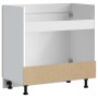 Mueble bajo fregadero Lucca madera contrachapada roble sonoma de , Armarios de cocina - Ref: Foro24-853690, Precio: 82,66 €, ...