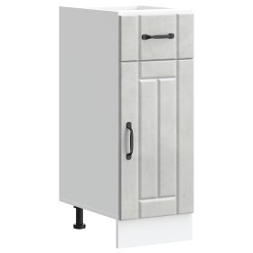 Mueble bajo de cocina Lucca madera contrachapada gris cemento de , Armarios de cocina - Ref: Foro24-853701, Precio: 69,20 €, ...