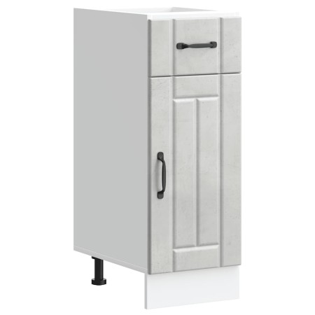 Mueble bajo de cocina Lucca madera contrachapada gris cemento de , Armarios de cocina - Ref: Foro24-853701, Precio: 69,20 €, ...