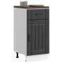 Mueble bajo de cocina Lucca madera ingeniería negra de , Armarios de cocina - Ref: Foro24-853708, Precio: 76,33 €, Descuento: %
