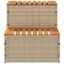 Escalón bañera hidromasaje beige 50x50x50,5 cm ratán sintético de , Accesorios para piscinas y spa - Ref: Foro24-4103942, Pre...