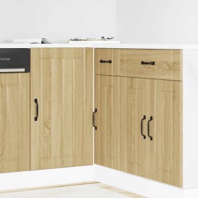 Mueble bajo fregadero Lucca madera contrachapada roble sonoma de , Armarios de cocina - Ref: Foro24-854311, Precio: 86,10 €, ...