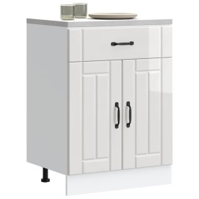 Mueble bajo de cocina Lucca blanca de alto brillo de , Armarios de cocina - Ref: Foro24-853729, Precio: 103,20 €, Descuento: %