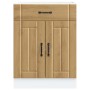 Mueble bajo de cocina Lucca roble artesanal de , Armarios de cocina - Ref: Foro24-853736, Precio: 95,51 €, Descuento: %