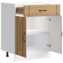 Mueble bajo de cocina Lucca roble artesanal de , Armarios de cocina - Ref: Foro24-853736, Precio: 95,51 €, Descuento: %