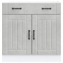 Mueble bajo de cocina Lucca madera contrachapada gris cemento de , Armarios de cocina - Ref: Foro24-853741, Precio: 108,46 €,...