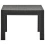 Mesa de jardín PP ratán gris antracita 58x58x41 cm de vidaXL, Mesas de jardín - Ref: Foro24-315640, Precio: 51,56 €, Descuent...