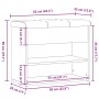 Banco zapatero madera de ingeniería madera vieja 62x32x50 cm de , Bancos para recibidores y almacenamiento - Ref: Foro24-8576...