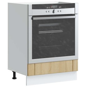 Armario de horno Lucca madera contrachapada roble sonoma de , Armarios de cocina - Ref: Foro24-853760, Precio: 63,11 €, Descu...