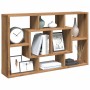 Estantería pared madera ingeniería roble artesanal 85x16x52,5cm de , Armarios y almacenamiento - Ref: Foro24-857014, Precio: ...