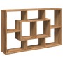 Estantería pared madera ingeniería roble artesanal 85x16x52,5cm de , Armarios y almacenamiento - Ref: Foro24-857014, Precio: ...
