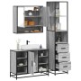 Set de muebles de baño 3 pzas madera contrachapada gris sonoma de , Muebles de baño - Ref: Foro24-3301183, Precio: 263,90 €, ...