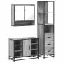 Set de muebles de baño 3 pzas madera contrachapada gris sonoma de , Muebles de baño - Ref: Foro24-3301183, Precio: 263,90 €, ...