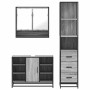Set de muebles de baño 3 pzas madera contrachapada gris sonoma de , Muebles de baño - Ref: Foro24-3301183, Precio: 263,90 €, ...