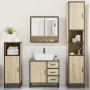 Juego de muebles de baño 4 pzas contrachapada roble sonoma de , Muebles de baño - Ref: Foro24-3301226, Precio: 417,86 €, Desc...