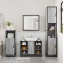 Set de muebles de baño 4 pzas madera contrachapada gris sonoma de , Muebles de baño - Ref: Foro24-3301213, Precio: 425,04 €, ...
