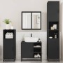Juego de muebles de baño 4 pzas madera contrachapada negro de , Muebles de baño - Ref: Foro24-3301205, Precio: 427,67 €, Desc...