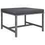 Set de muebles de jardín 6 pzas y cojines ratán sintético gris de vidaXL, Conjuntos de jardín - Ref: Foro24-3059756, Precio: ...