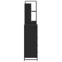 Juego de muebles de baño 4 pzas madera contrachapada negro de , Muebles de baño - Ref: Foro24-3301245, Precio: 337,11 €, Desc...