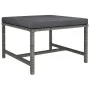 Set de muebles de jardín 12 pzas y cojines ratán sintético gris de vidaXL, Conjuntos de jardín - Ref: Foro24-3059776, Precio:...