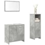 Set muebles de baño 2 piezas madera contrachapada gris hormigón de , Muebles de baño - Ref: Foro24-3324851, Precio: 93,57 €, ...