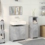 Set muebles de baño 2 piezas madera contrachapada gris hormigón de , Muebles de baño - Ref: Foro24-3324851, Precio: 93,57 €, ...
