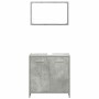 Set muebles de baño 2 piezas madera contrachapada gris hormigón de , Muebles de baño - Ref: Foro24-3324851, Precio: 93,57 €, ...